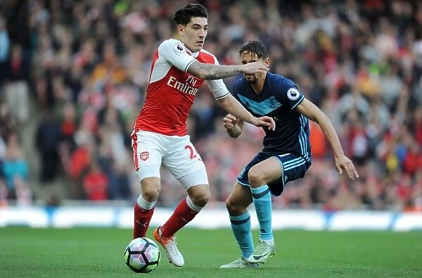 Intense Battle: Hector Bellerin vs Gaston Ramirez - Arsenal vs Middlesbrough, 2016-17 Premier League