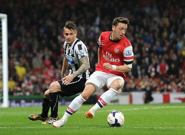 Mesut Ozil vs. Mathieu Debuchy: Clash at the Emirates, Arsenal vs. Newcastle United, Premier League 2013 / 14