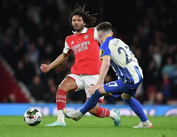 Mo Elneny: Arsenal's Focused Midfielder Gears Up for Carabao Cup Battle Against Brighton & Hove Albion