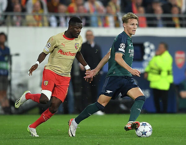 Odegaard Faces Abdul Samed: Arsenal vs RC Lens, Champions League 2023 / 24