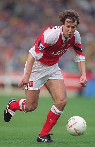 Paul Merson in Action: Arsenal's League Cup Triumph over Sheffield Wednesday at Wembley, 1993