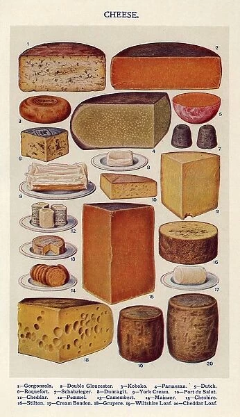 Cheese 1900s UK Isabella Beeton Mrs Beetons Book of Household Management cooking