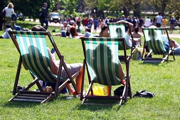 Hot Summer Weather in London, England