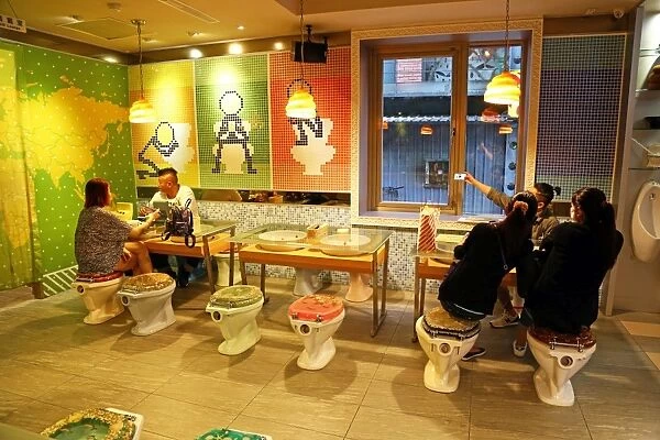 Modern Toilet theme restaurant, Taipei, Taiwan