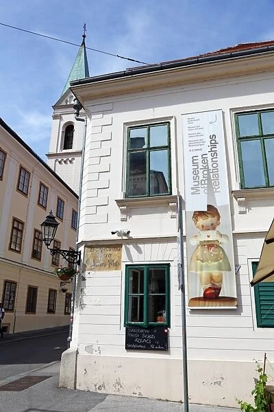 Museum of Broken Relationships in Zagreb, Croatia