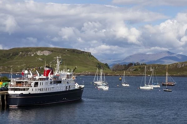 The Hebridean Princess at Oban in Argyll and Bute, Scotland