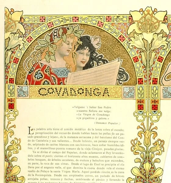 Page illustration, Covadonga