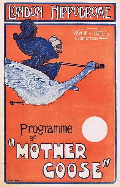 Programme cover for Mother Goose, 1924