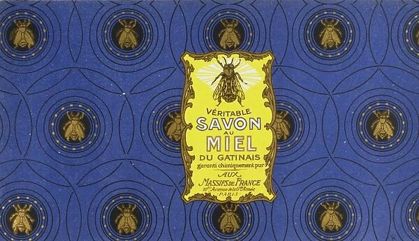Wrapper design for Savon au Miel (Honey Soap)