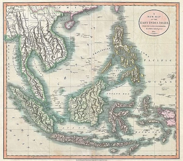 1801 Cary Map Of The East Indies And Southeast Asia