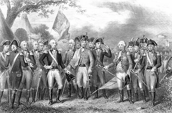 American War of Independence: Defeat of British at Yorktown, Virginia 1781. Charles
