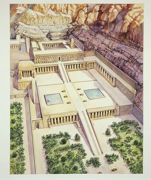 Ancient Egypt, Dayr al-Bahri Temple of Hatshepsut