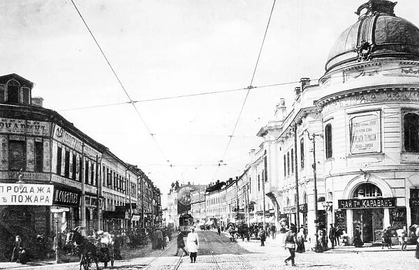 Arbat square, moscow, 1904-1909