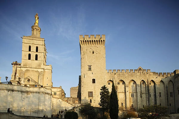 Avignon, Cathedral and Palais des Papes