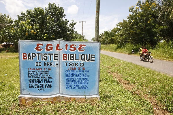 Baptist church sign