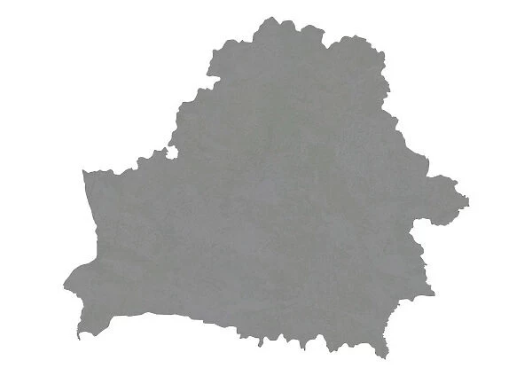 Belarus, Relief Map