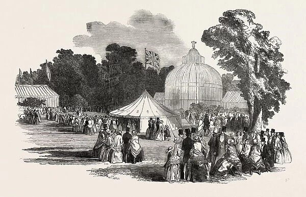 Birmingham and the Great Exhibition, the Fete Champetre, at the Botanic Gardens, Uk