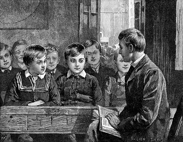 Boys class at an American Sunday School