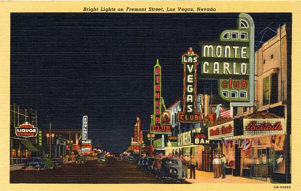 Brights Lights an Fremont Street, Las Vegas, Nevada