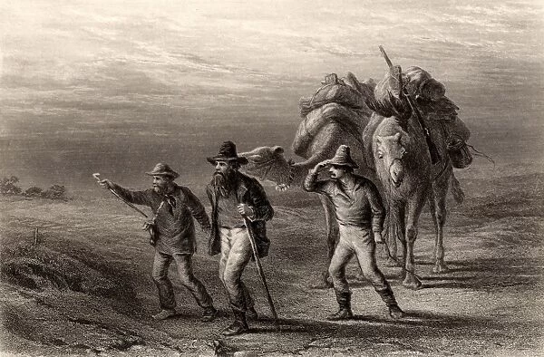 Burke and Wills Expedition to explore the interior of Australia (1860-1861). Robert