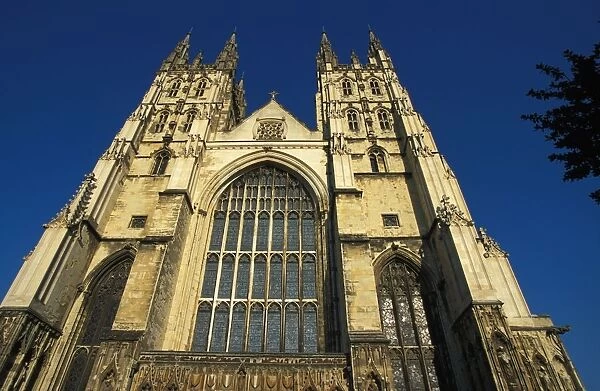 Canterbury cathedral western faeade, Canterbury, Great Britain