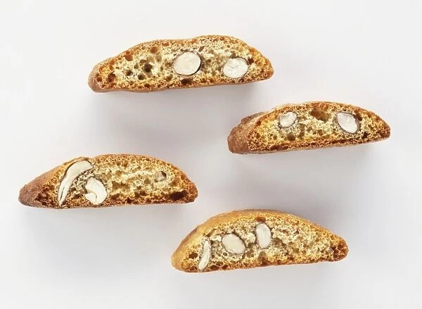 Four Cantucci biscuits