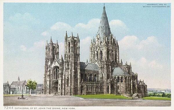 Cathedral of St. John the Divine, New York Postcard. 1903, Cathedral of St. John the Divine, New York Postcard