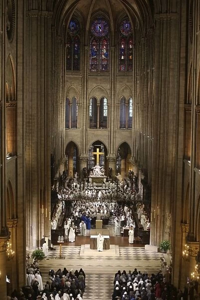 Celebration in Notre Dame Cathedral