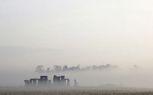 Celebration of the Winter Solstice in Stonehenge