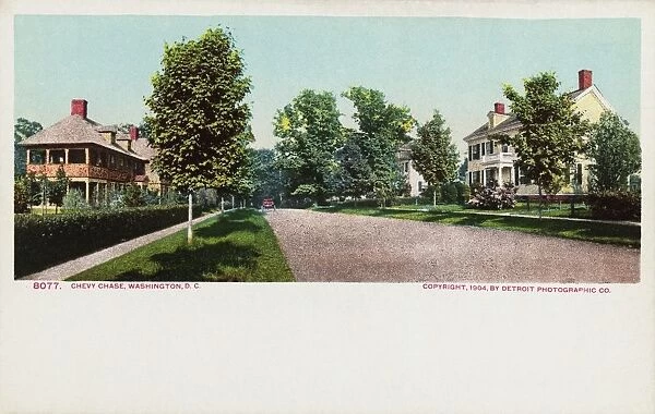 Chevy Chase, Washington, D. C. Postcard. 1904, Chevy Chase, Washington, D. C. Postcard