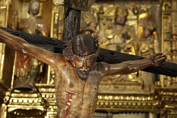 Christ on the cross in Iglesia del Sagrario