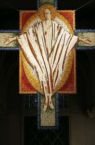 Christ on the Cross at Saint-HonorAZ d Eylau church
