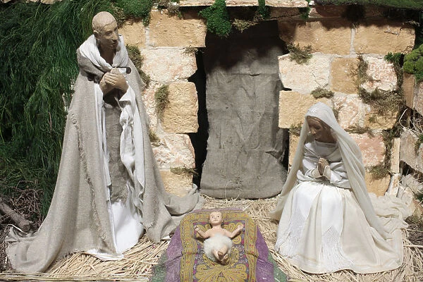 Christmas crib in Notre-Dame of Paris cathedral