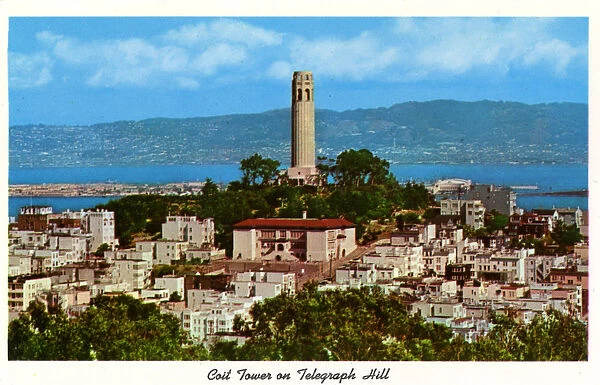 Coit Tower on Telegraph Hill, San Francisco, California