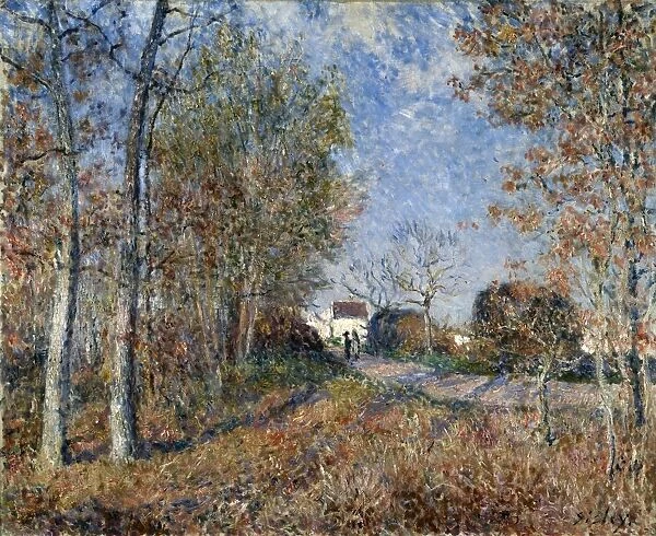 A Corner of the Woods at Sablon 1883: Alfred Sisley (1839-1899) French painter