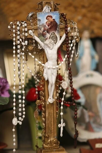Crucifix with prayer beads