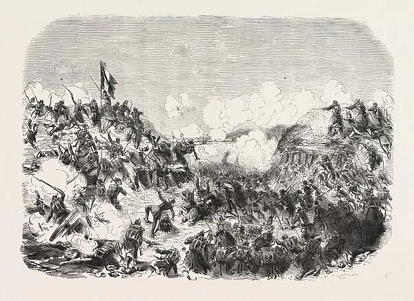 Defence of the gorge of Malakoff, grenadiers and light infantry of the guard, the infantry