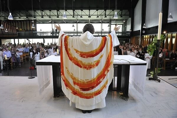 Eucharist in a catholic church