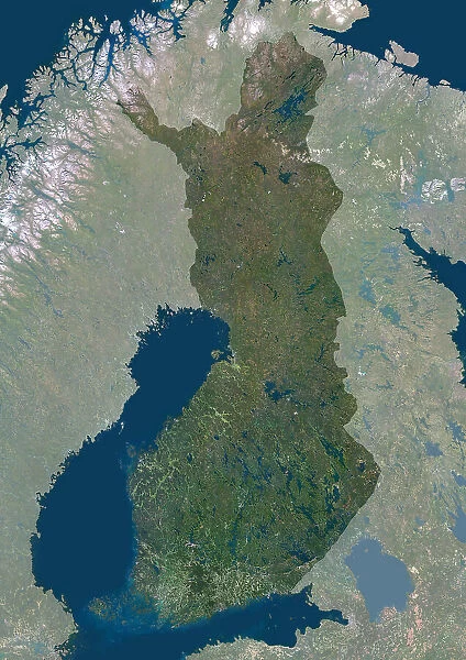 Finland with mask