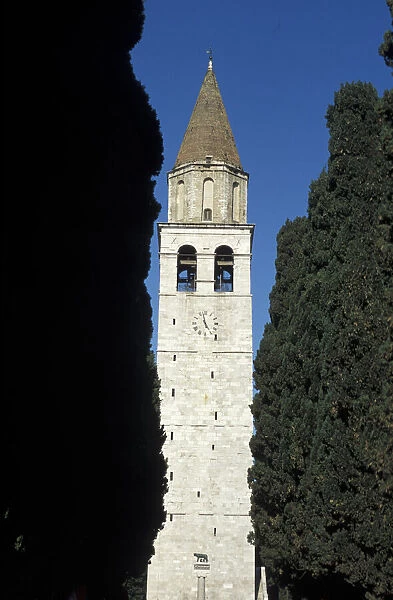 Foreshortening of the Cathedral. Aquileia. Friuli Venezia Giulia. Italy