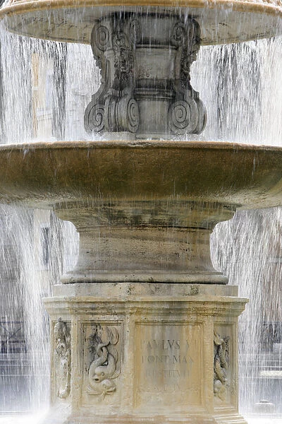 Fountain at St Peters basilica
