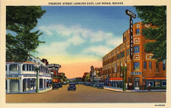 Fremont Street Looking East, Las Vegas, Nevada