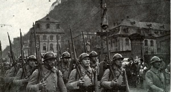 French army occupies the Ruhr in Germany 1923