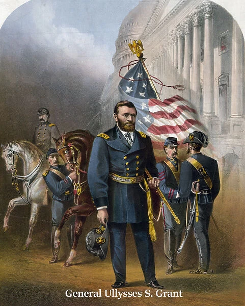 General Ulysses S. Grant standing at the U. S. Capitol