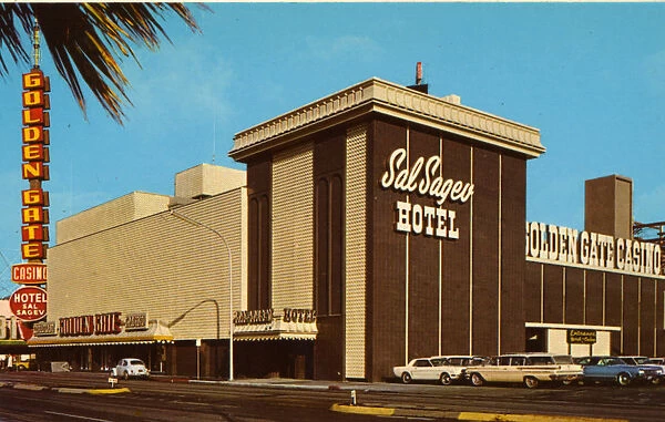 The Golden Gate Casino and Sal Sagev Hotel on Fremont and Main Streets, Casino Center, Las Vegas, Nevada