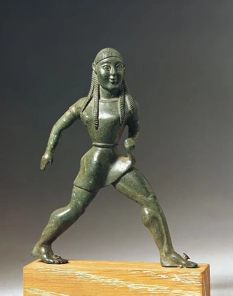 Greek Civilization, Bronze statue of running boy