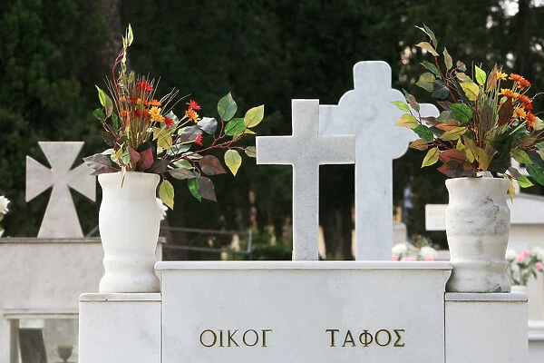 Greek orthodox graveyard