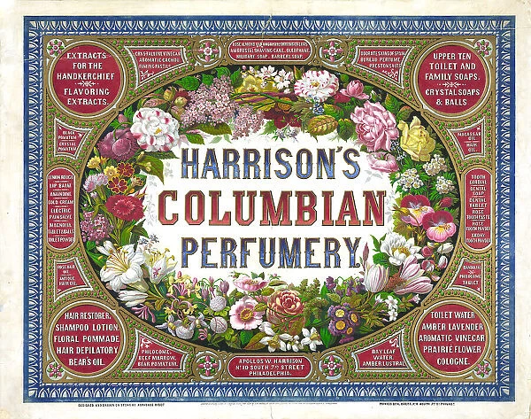 Harrison's Columbian perfumery ca. 1854