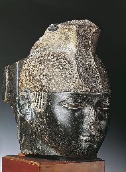 Head of King Taharka from Thebes