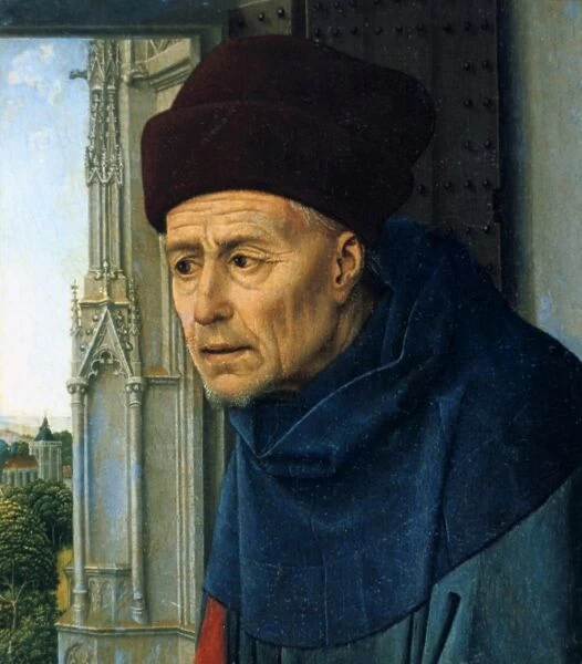 Head Saint Jost. Rogier van der Weyden (1399  /  1400-1464) Early Netherlandish painter